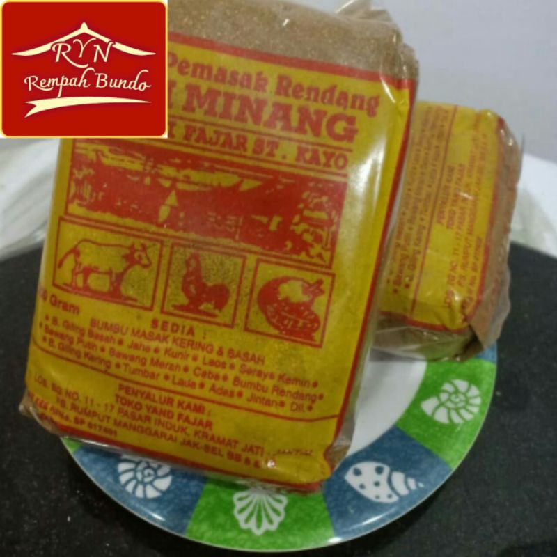 

Bumbu Masak Rendang Sari Minang 250 gr