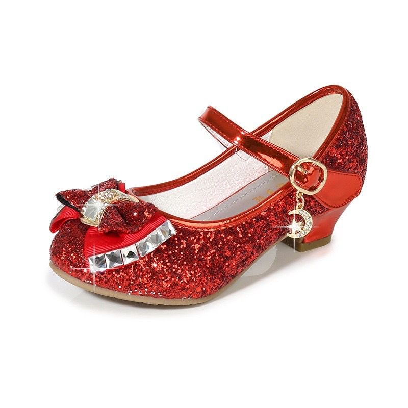 SPB SEPATU ANAK PEREMPUAN PESTA/SEPATU ANAK CEWEK FLATS UNGGU MERAH PUTIH HITAM