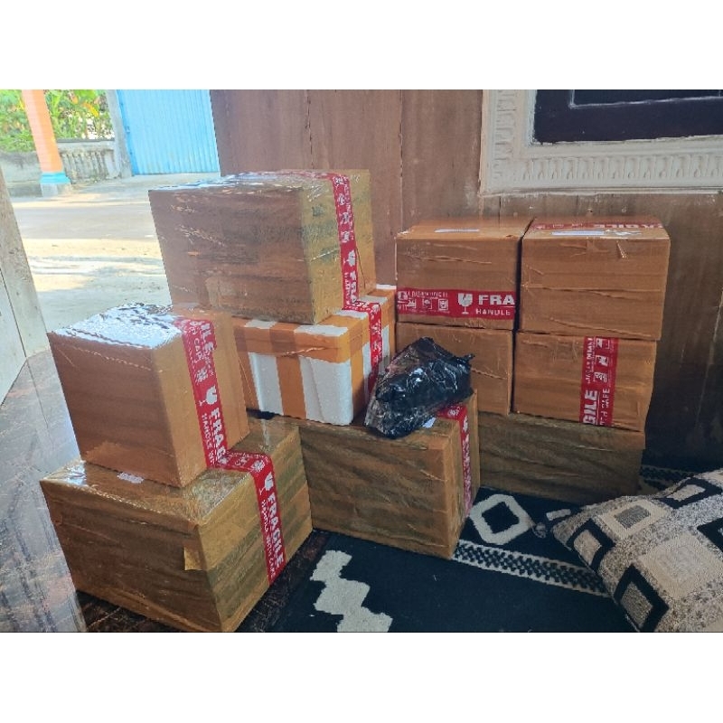 

Kardus extra packing dus + Bublewarp