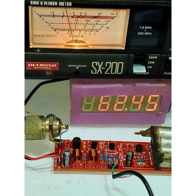 PEMANCAR FM OSC KOKER TUNER 71-85Mhz