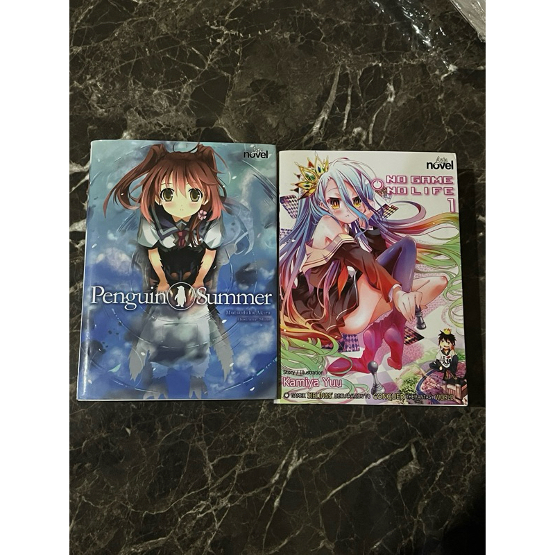 Buku Preloved Lite Novel Penguin Summer & No Game No Life 1