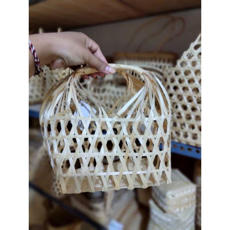 Tas Bambu || Keranjang bambu || Tas parcel