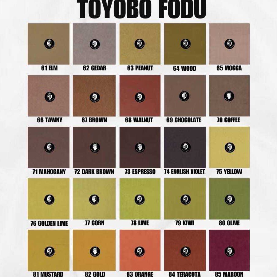 Serbu sekarang Kain Toyobo Fodu IMPORT PREMIUM Grade A  REVINTEX BANDUNG