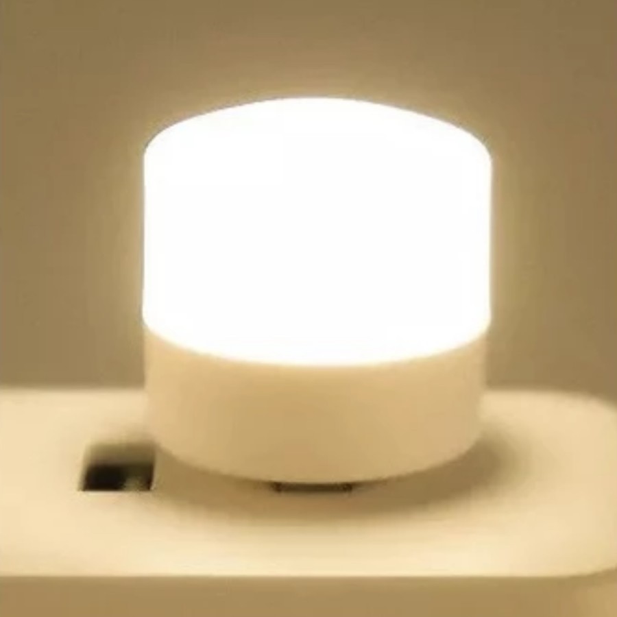 Lampu USB LED Portable Led Kuning Warm White Light Emergency 5v