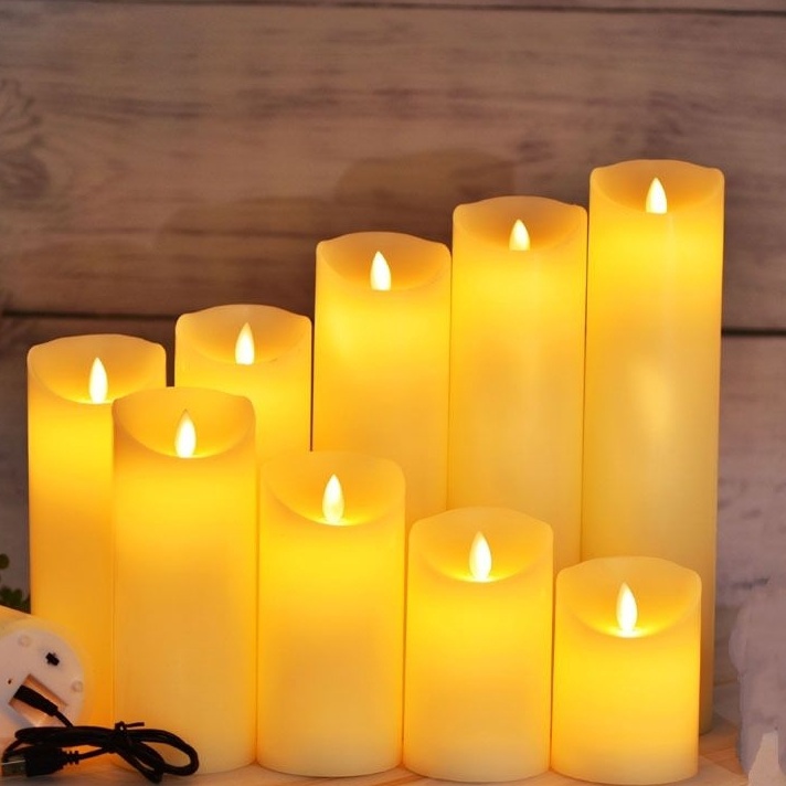 Free Ongkir Lilin Led elektrik Api Bergoyang Charger