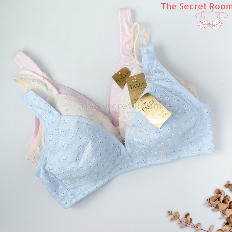 Ready Stock TALLY BRA BH MENYUSUI 28 I CUP C  TANPA BUSA I TANPA KAWAT I SIZE 36  42