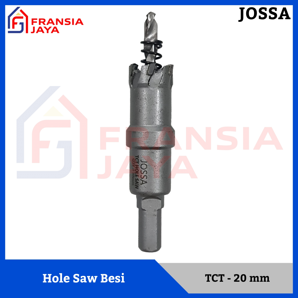 Hole Saw Holesaw Mata Bor Matabor Besi TCT 20 mm 20mm Jossa