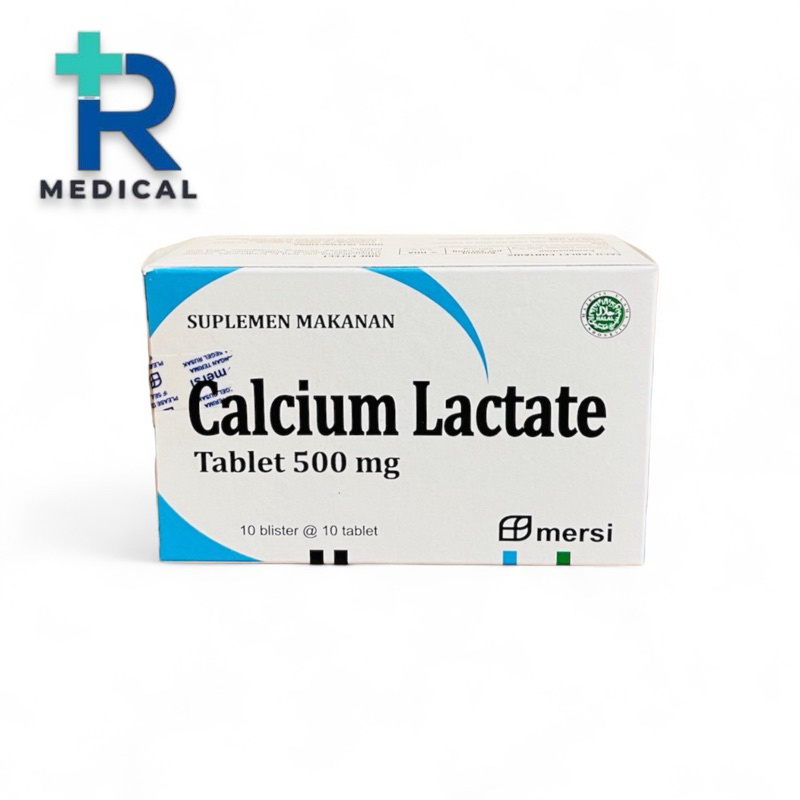 CALCIUM LACTATE 500MG BOX 100 TABLET