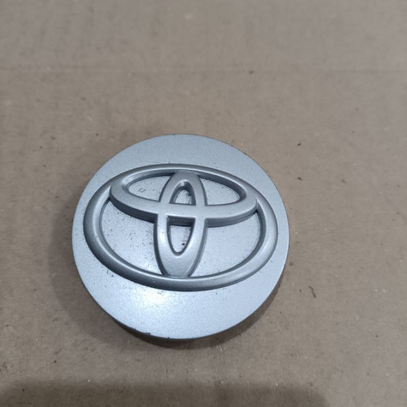 Tutup velg racing tutup dop roda agya original warna silver harga satuan