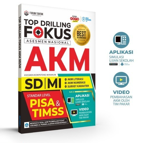 Buku US-SD The King Materi Bank Soal Ujian Sekolah US-ASPD SD-MI 2024 - AKM SD