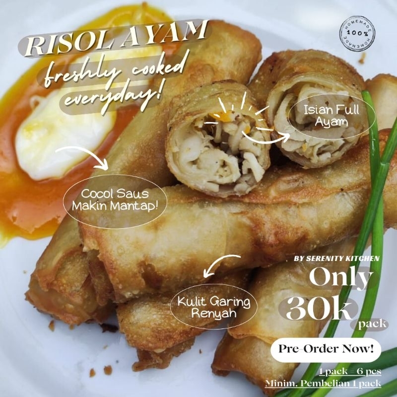 

RISOL AYAM FROZEN [ LUAR SDA&SBY ]