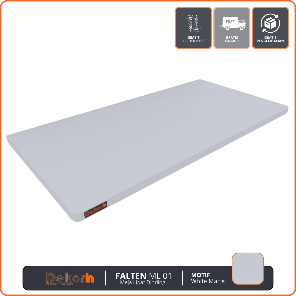 Meja Belajar Anak Kos Minimalis Estetik Ukuran Besar 80cm