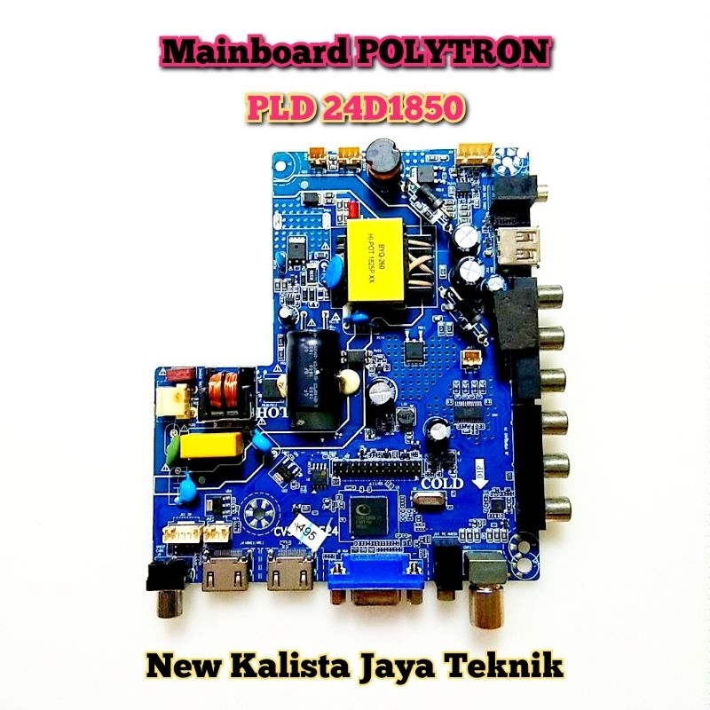 MAINBOARD TV POLYTRON 24D1850 ORIGINAL CV56XL-E24 MB 24D1850 MOTHERBOARD TV 24D1850 MB POLYTRON 24D1