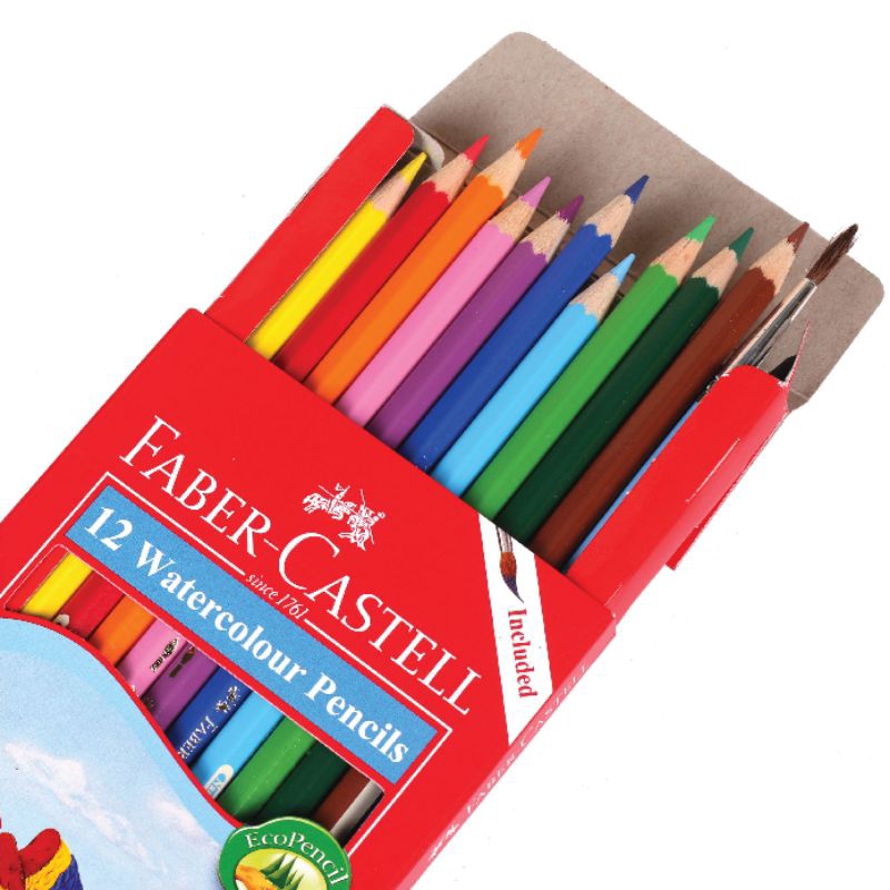 

Pensil Warna Faber-Castell 12 Watercolor Pencil