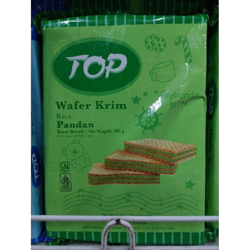 

KZ - top wafer krim rasa pandan 300g