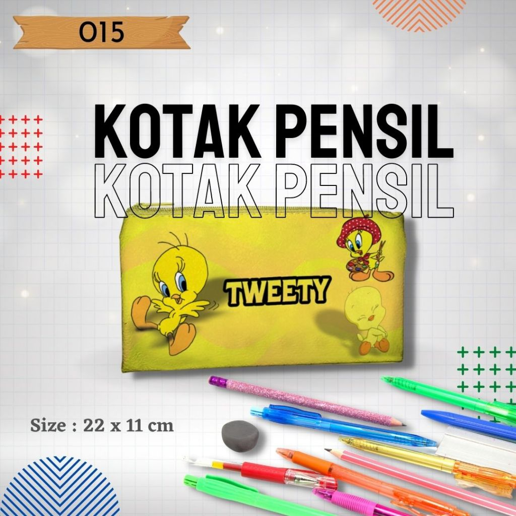 

Tempat Pensil 015 gambar kartun, Tweety, Tempat Pensil Karakter