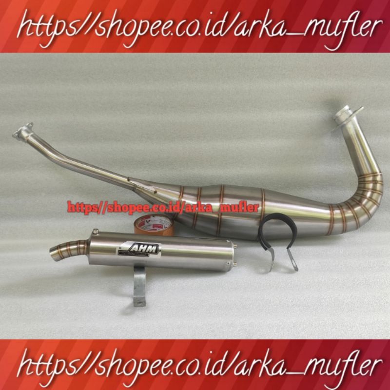 Knalpot Ninja 2tak 150R RR SS Standar Racing ahm