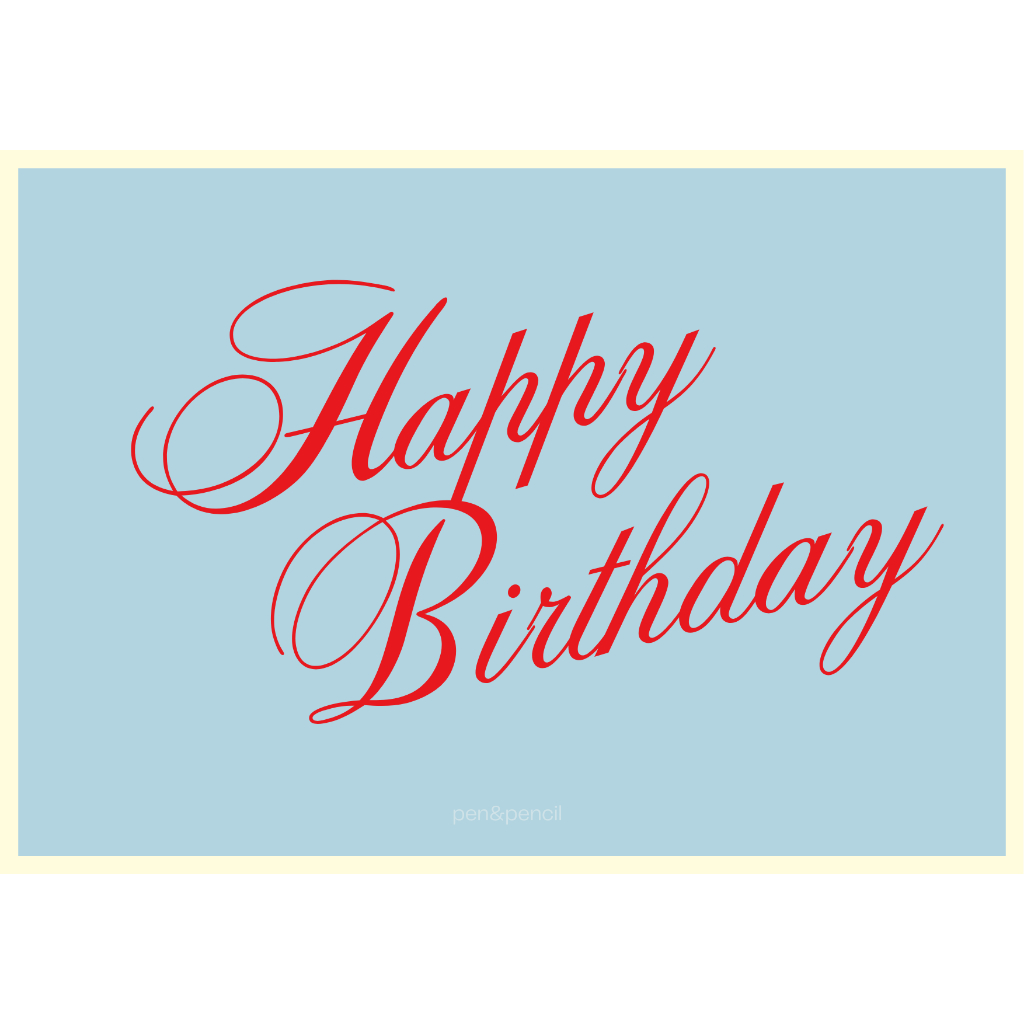 

Greeting & Birthday Card - Dinner Edition