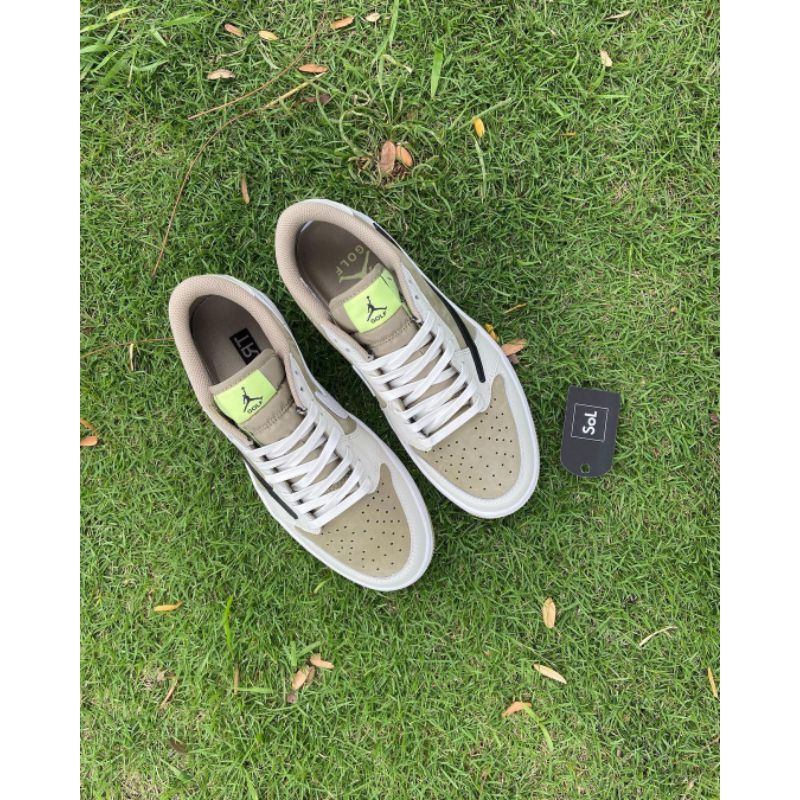 Travis scott Air Jordan 1 Low Golf Olive