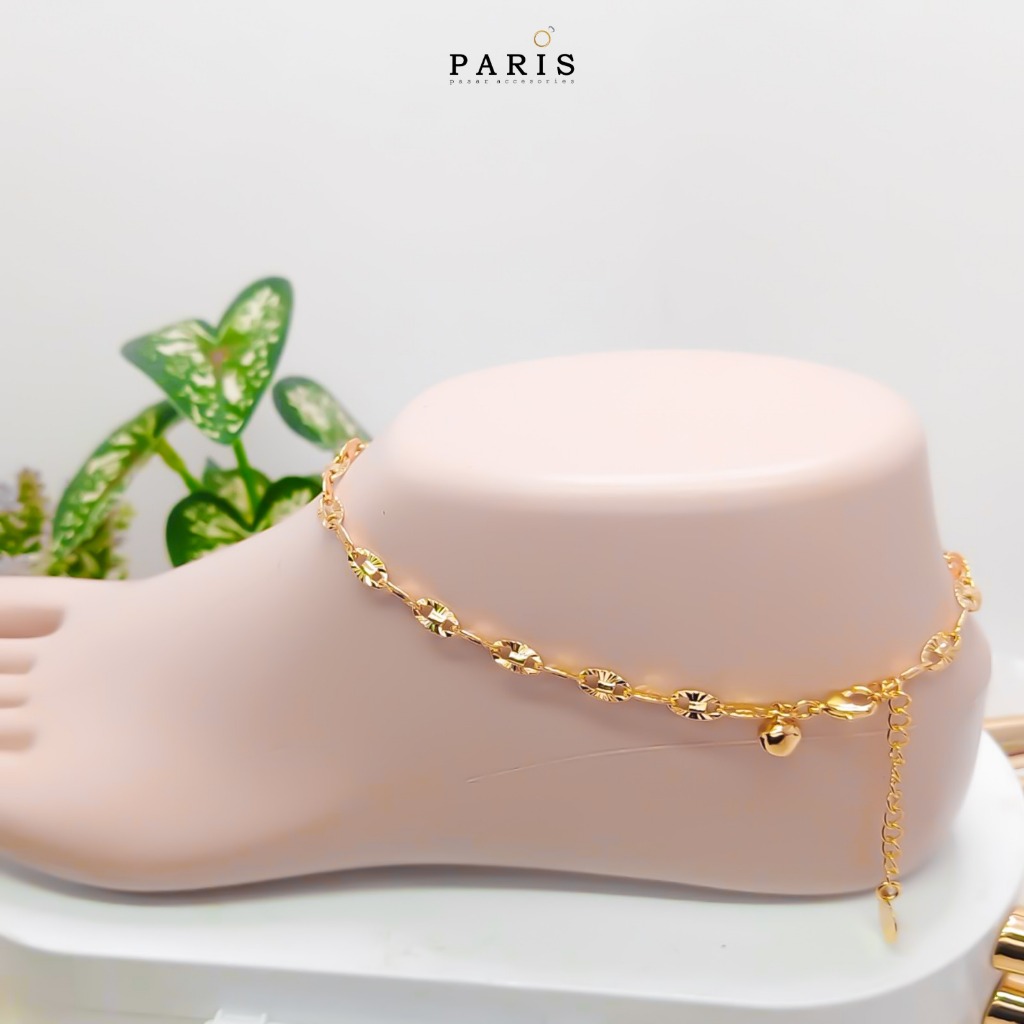 Gelang Kaki Pecah Kopi Perhiasan Wanita Dewasa Dan Remaja Lapis Emas