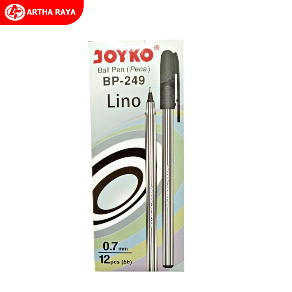 

Ball Pen Pulpen Pena Joyko BP-249 Lino 0.7 mm 1 Box 12 Pcs