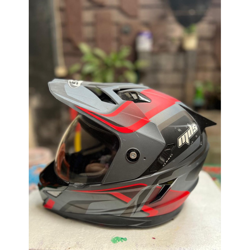 helm mds full face supermoto