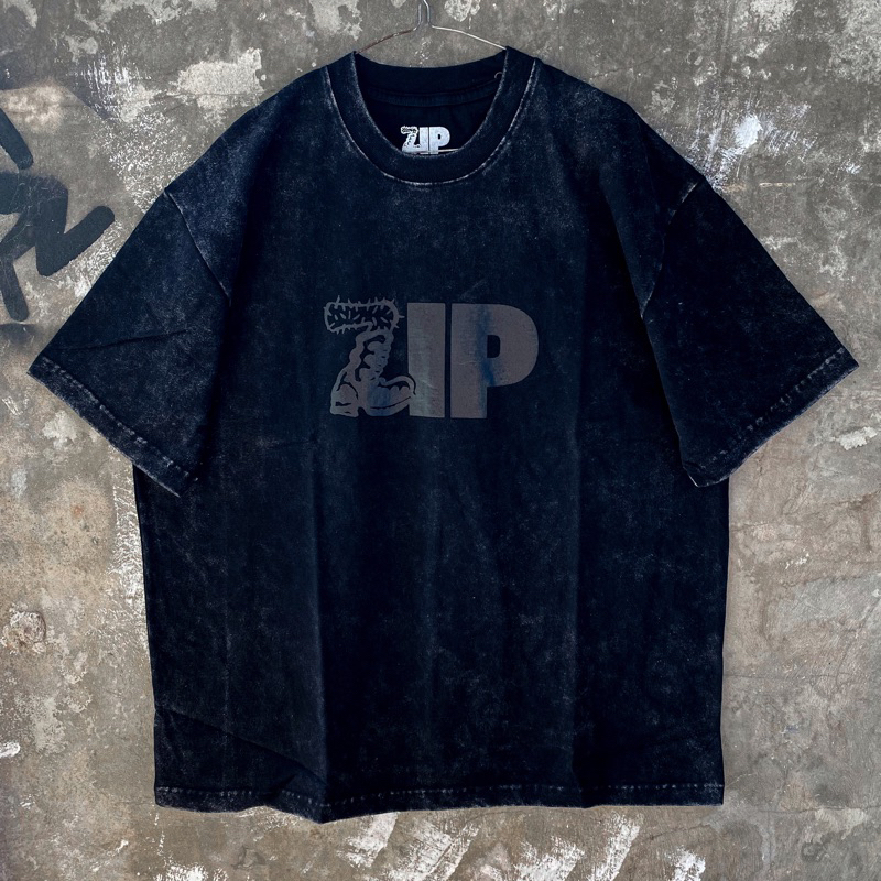 Kaos band ZIP HC x Zodiac Jakarta - Tonal Logo