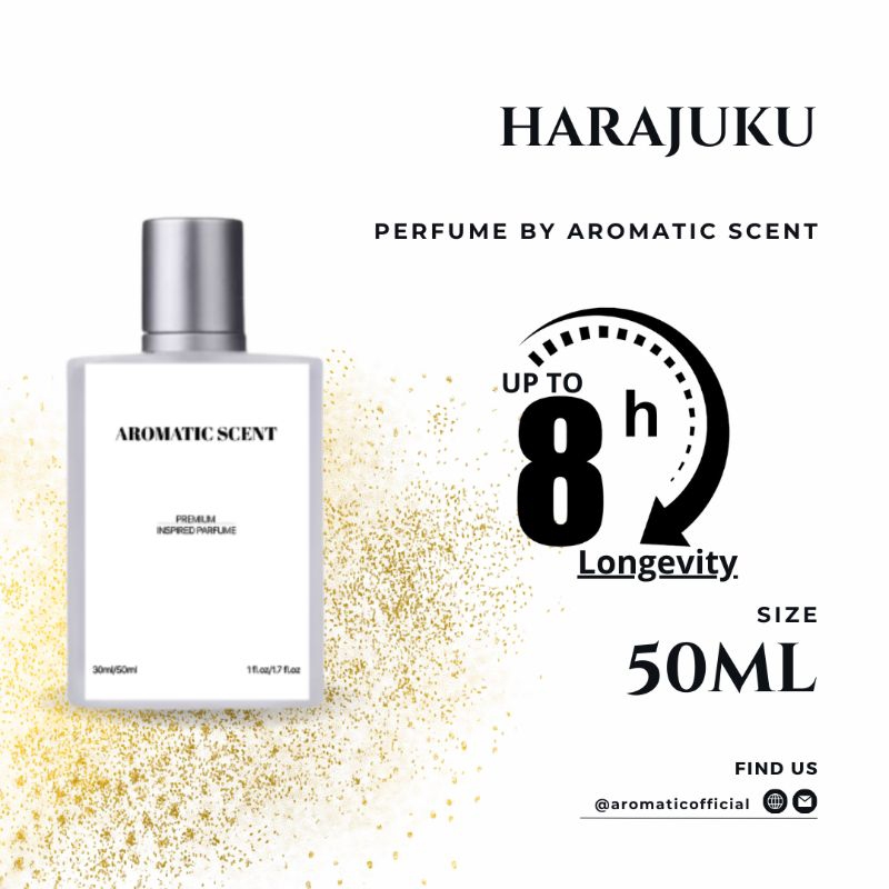 Eau De Perfume By Aromatic Scent 50ML Inspired Parfume Harajuku Lovers Parpum Wanita Farfum Perempua