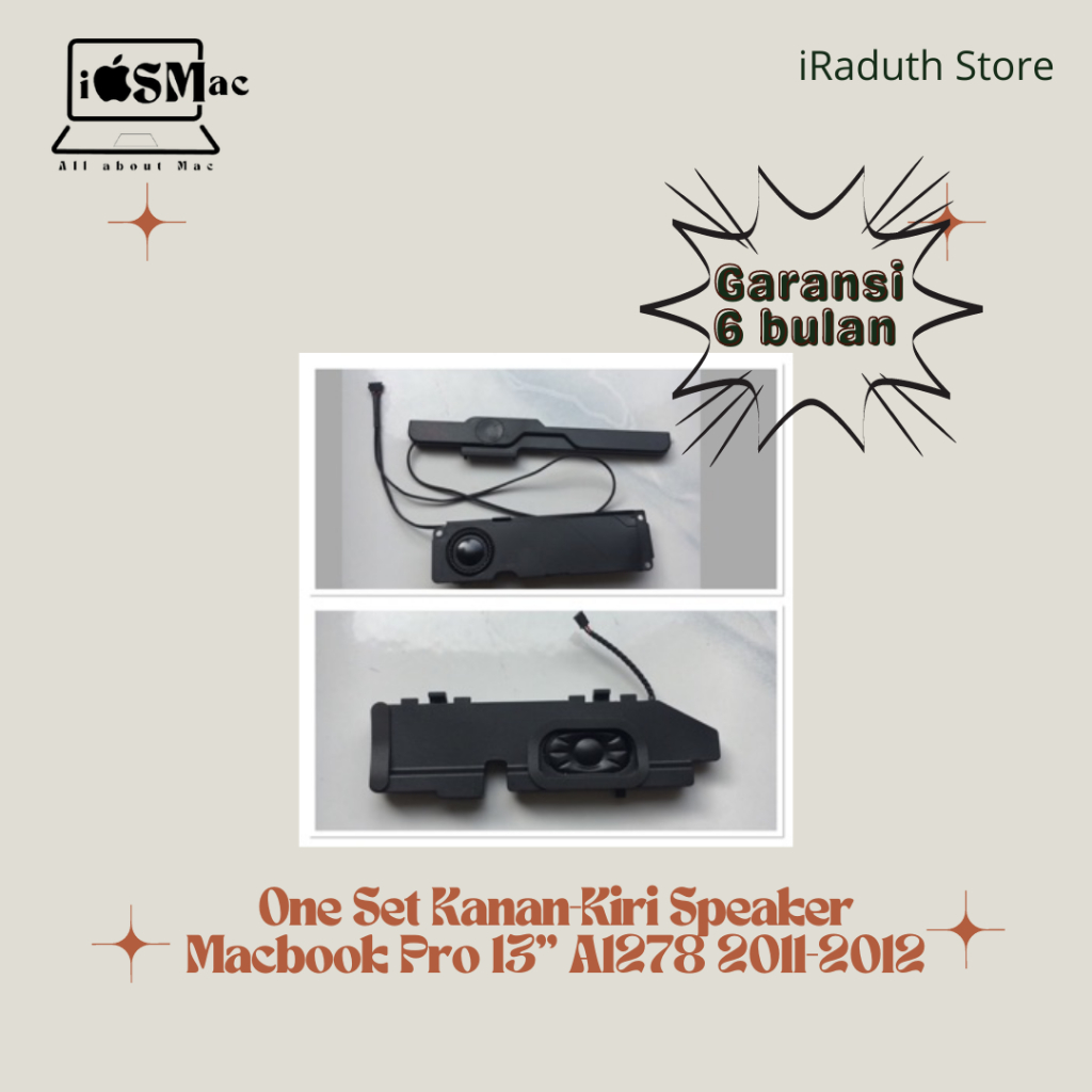 Speaker MBP 13” A1278 2011-2012