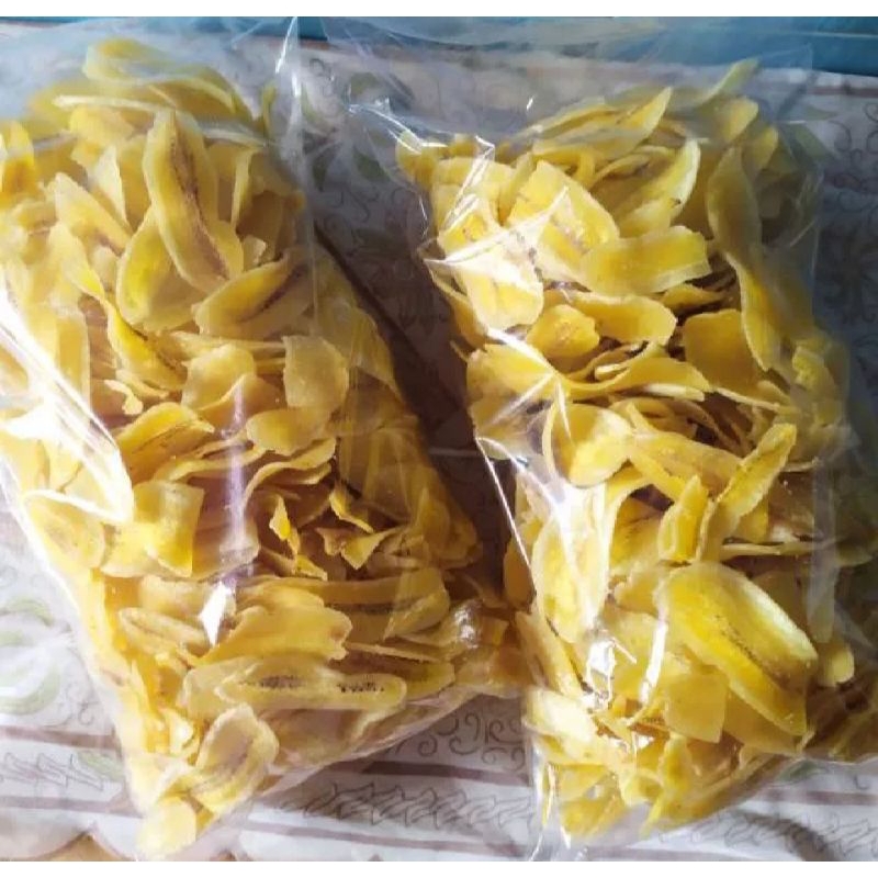 

promo 1kg keripik pisang kepok gurih renyah