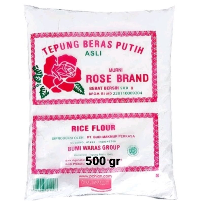 

Tepung beras Rose brand 500 gr