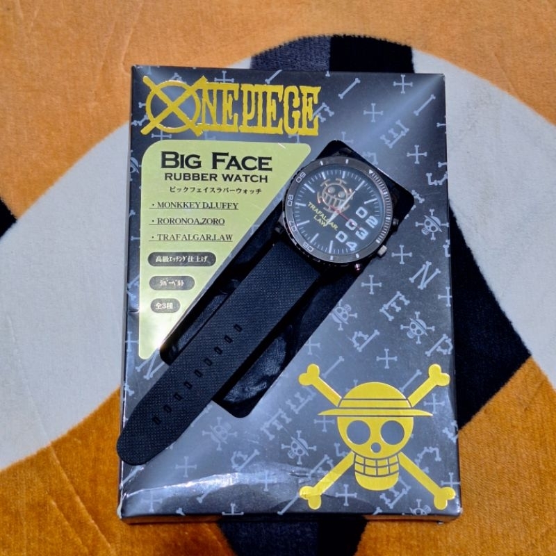 big face rubber watch trafalgar law official one piece
