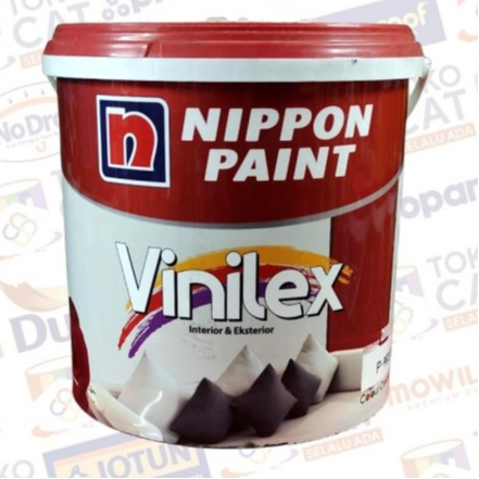 CAT TEMBOK DALAM NIPPON VINILEX WARNA PUTIH UKURAN 5 KG GALON //CAT TEMBOK INTERIOR//VINILEX SILVER 