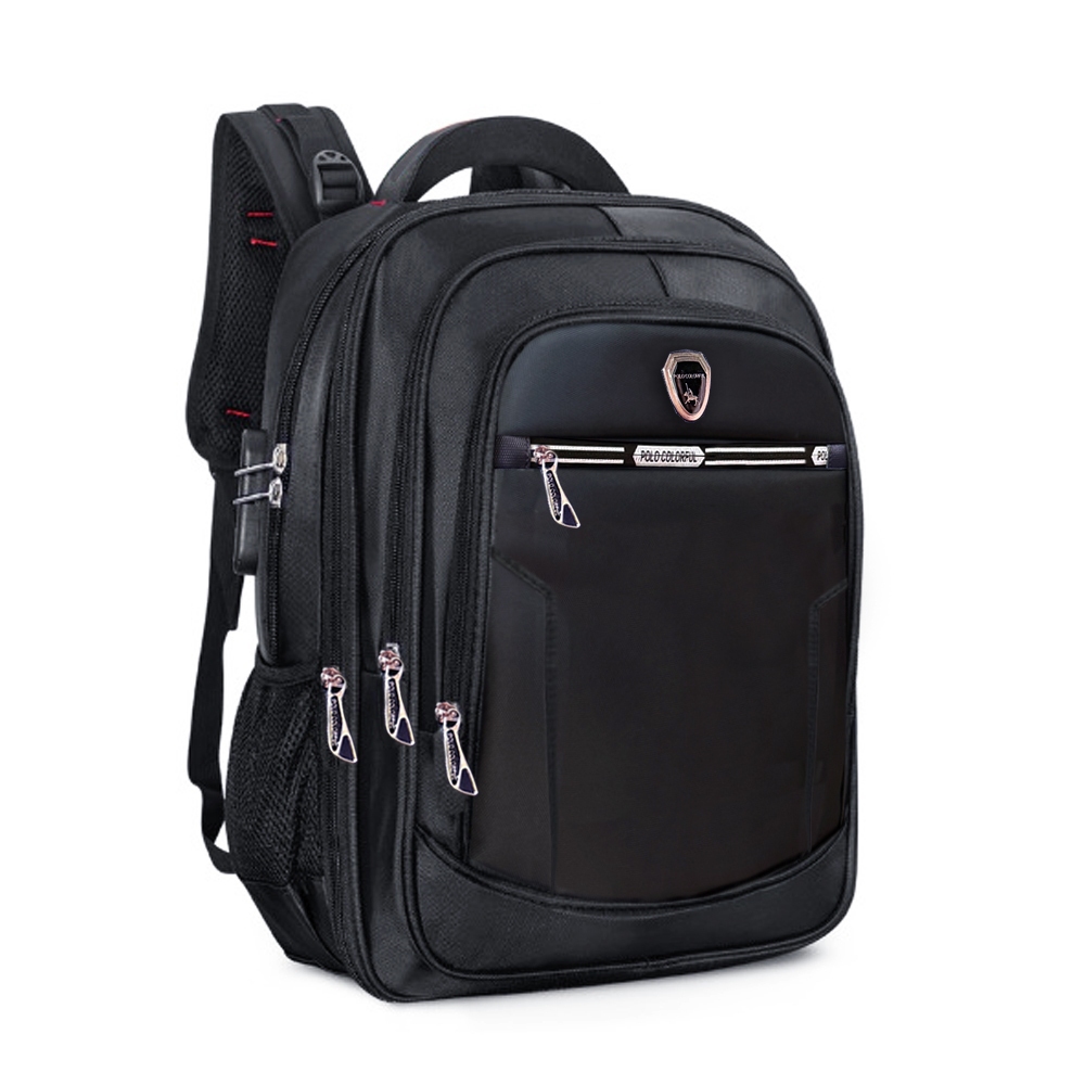 Premium Tas Ransel Kuliah Laptop Tas Ransel Sekolah 18Inc Tas Polo Colorful Free Kabel Usb C Tas