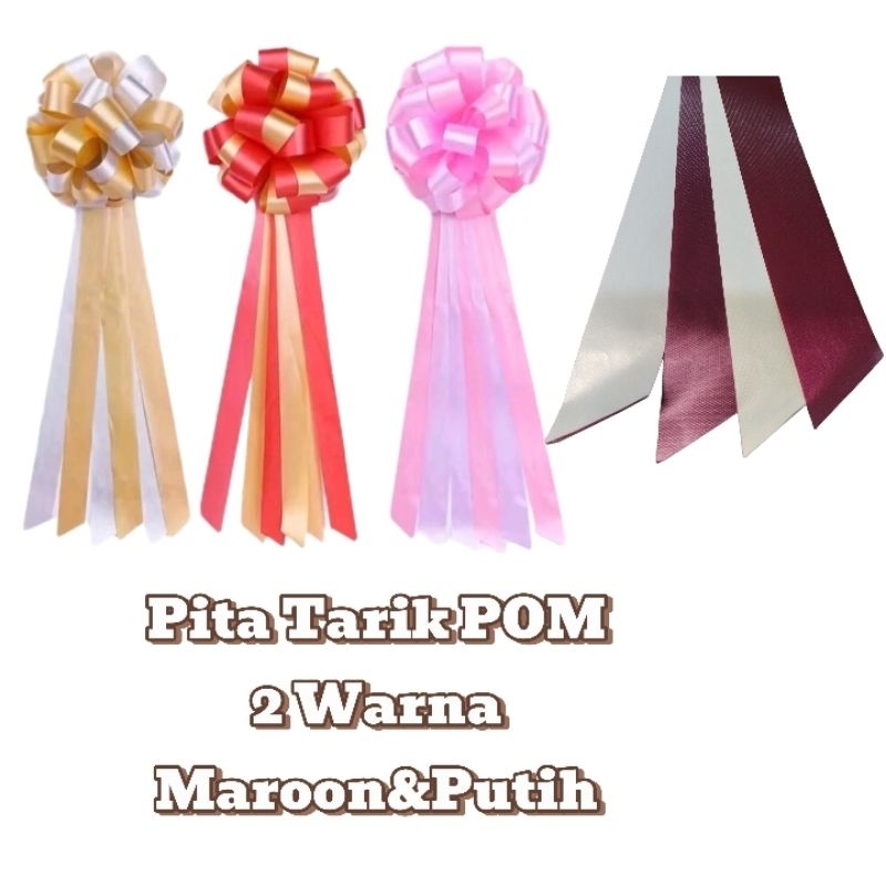 

Pita Tarik Serut 2 Warna Maroon&Putih