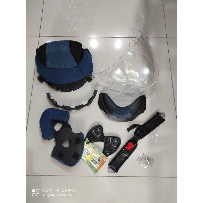 Paket lengkap busa ink Centro fullset + busa pipi + busa kepala + busa leher + tali helm + kaca ink 