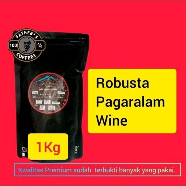 

Kopi Bubuk Beans Biji Kopi Robusta Wine 1kg ( Coffee Fermentasi)Coffee Robusta/Kopi Bubuk/Kopi Sangrai/Kopi Giling/Kopi siap Seduh/kopi Sachet/Harum/Nikmat