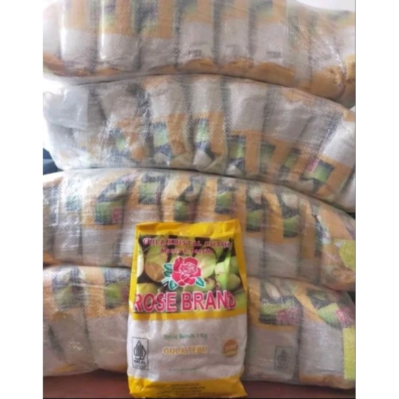 

Gula Pasir Rose Brand 1 karung (1kg x 20 pcs)