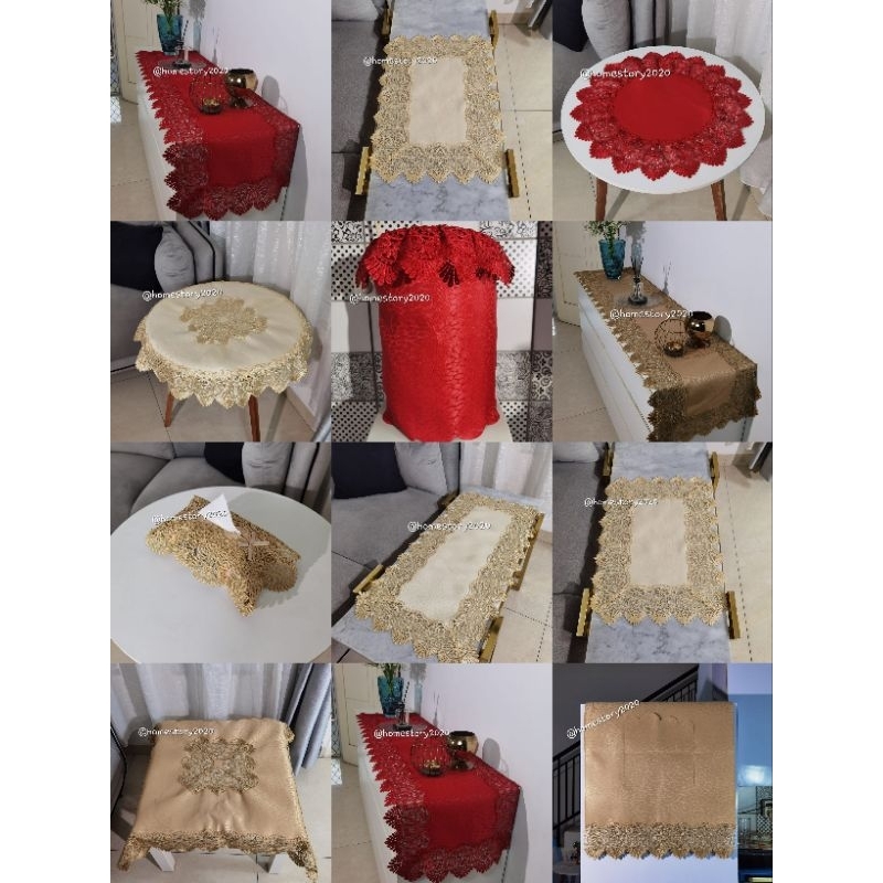taplak meja katun renda meja makan taplak meja panjang