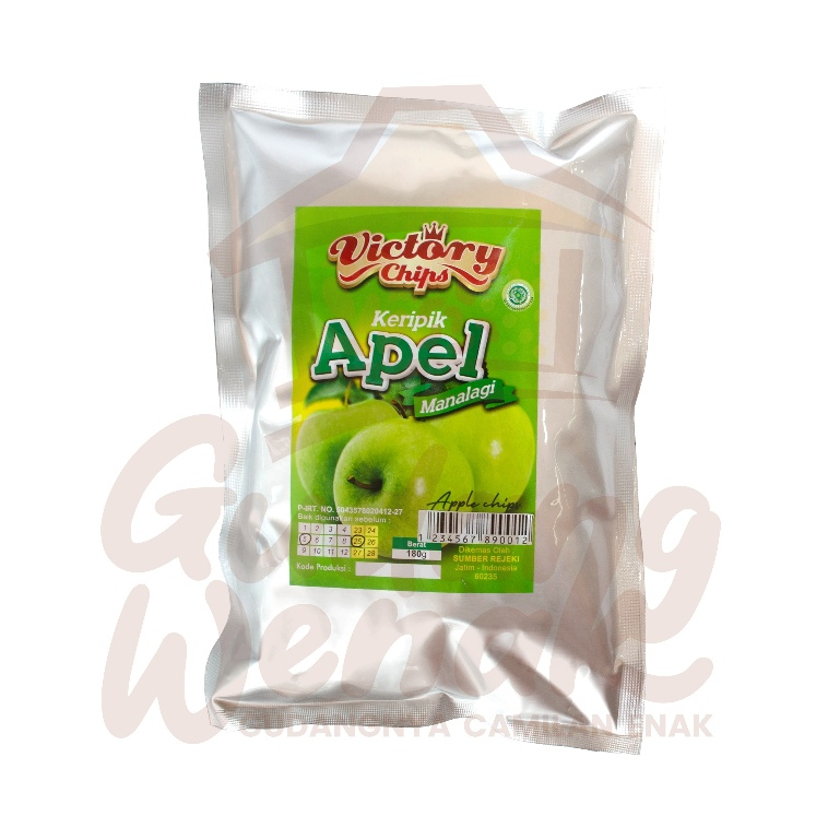 

Keripik Apel Kripik Buah Apel ManaLagi Siap Makan Camilan Cemilan 180gr