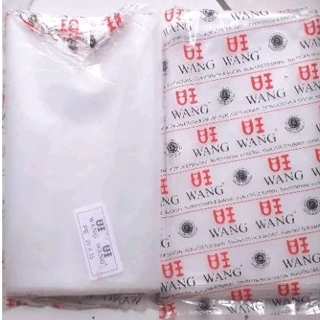 PLASTIK PE WANG WANG UK.20X35 15X30 12X25 10X25 10X20