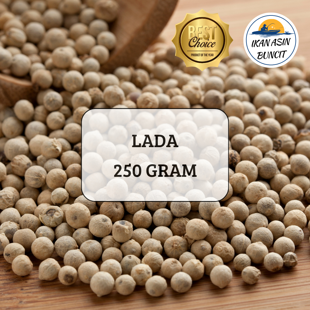 

Ready Stock Bumbu Masak / Rempah Lada Putih Merica 250 Gram