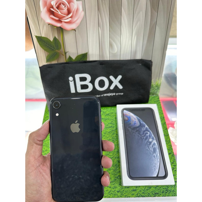 Iphone Xr 64 IBOX black resmi bekas