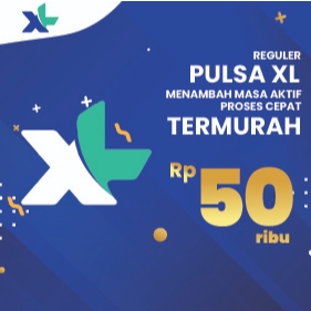 Pulsa XL 50k 50000 Reguler