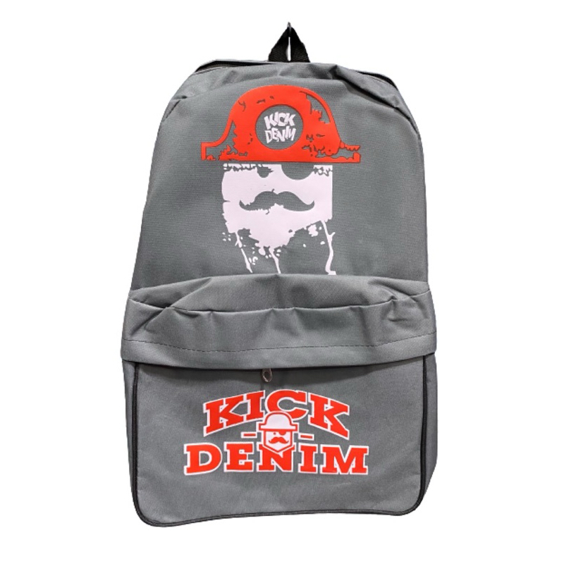 tas sekolah cewek cowok sd smp kick denim modern