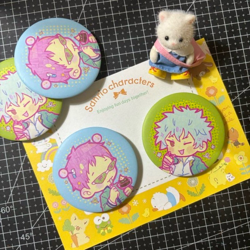 ๋࣭ ⭑  SAIKI K BUTTON PIN