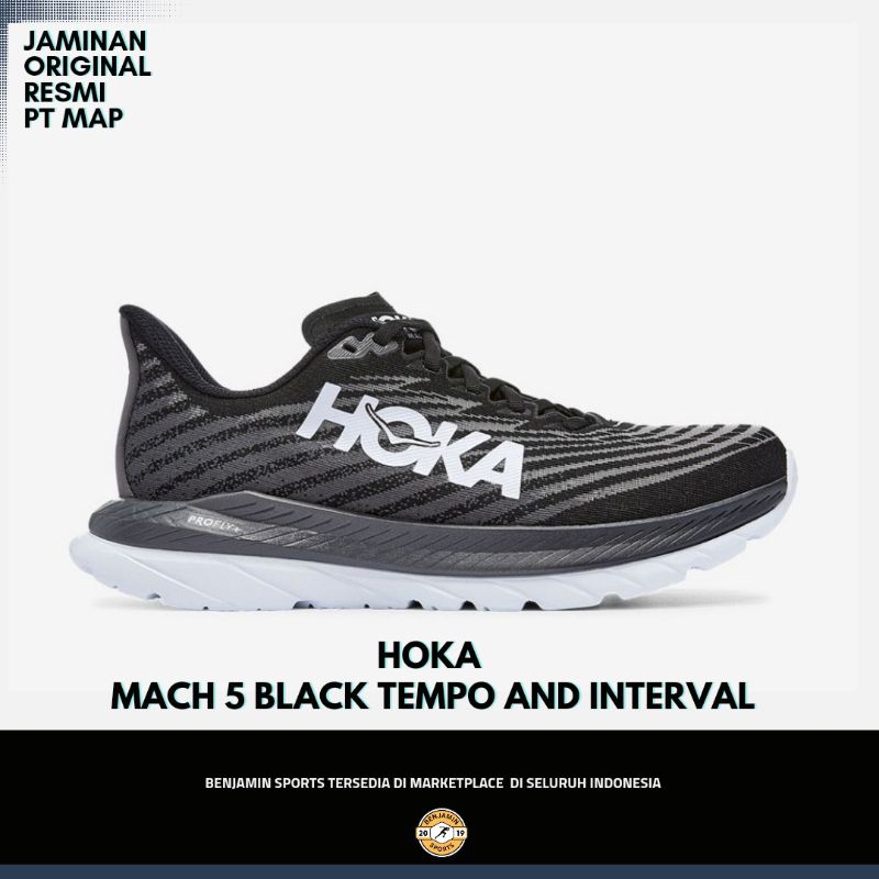 SEPATU LARI WANITA HOKA MACH 5 ORIGINAL RESMI BNIB