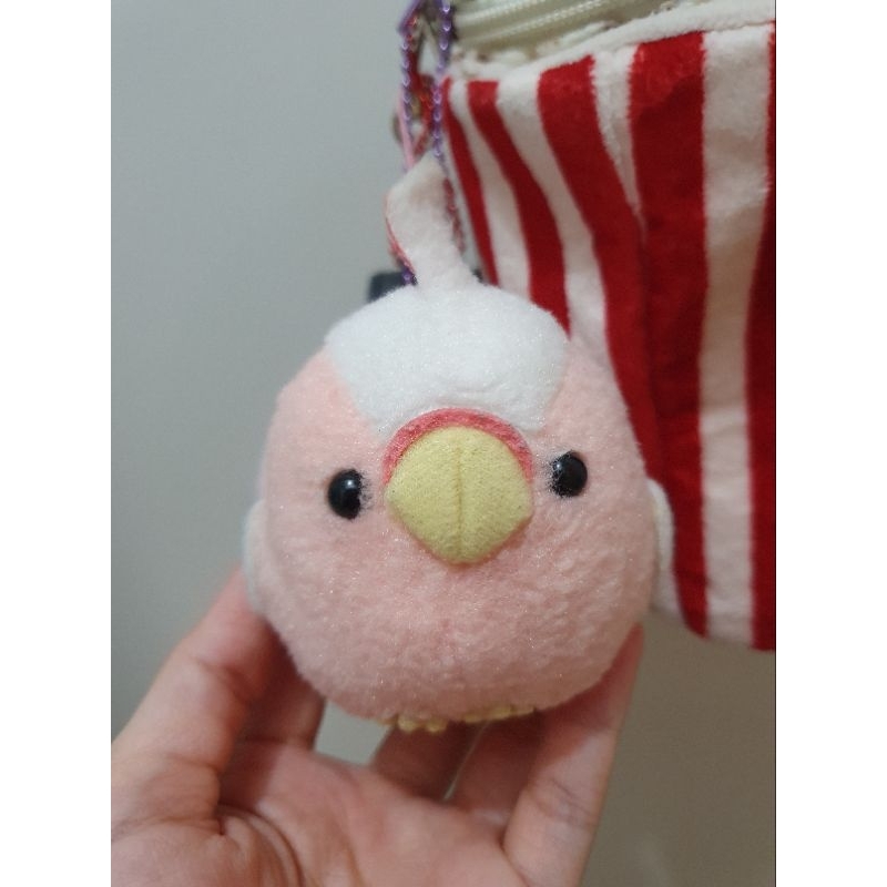 Amuse Burung Pink Keychain