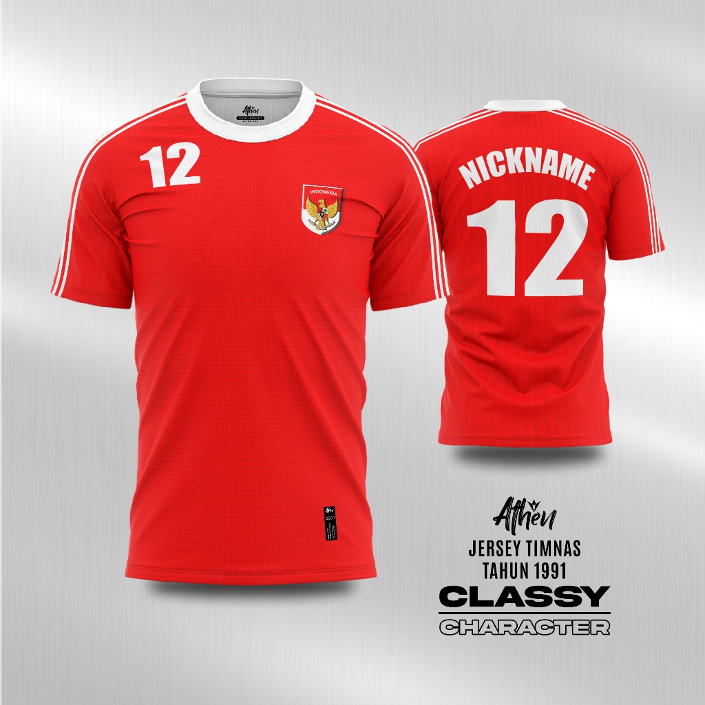 JERSEY TIMNAS INDONESIA TAHUN 1991 / JERSEY TIMNAS INDONESIA SEA GAMES 1991