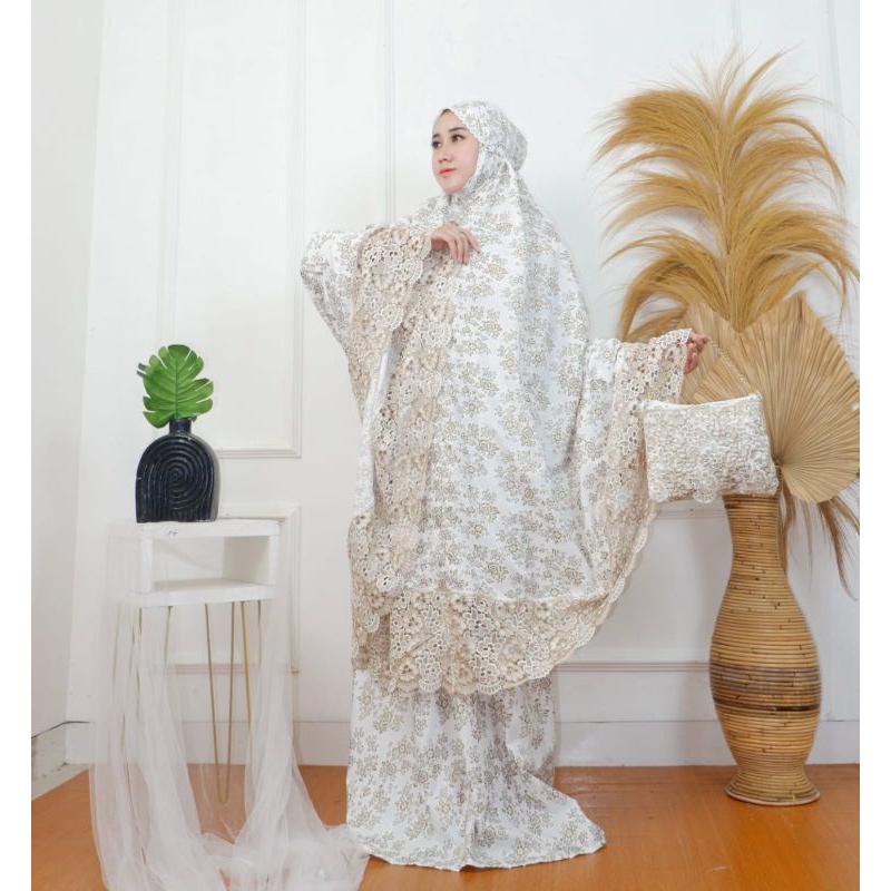 MUKENA PRADA POIL MUKENA MURAH MEWAH